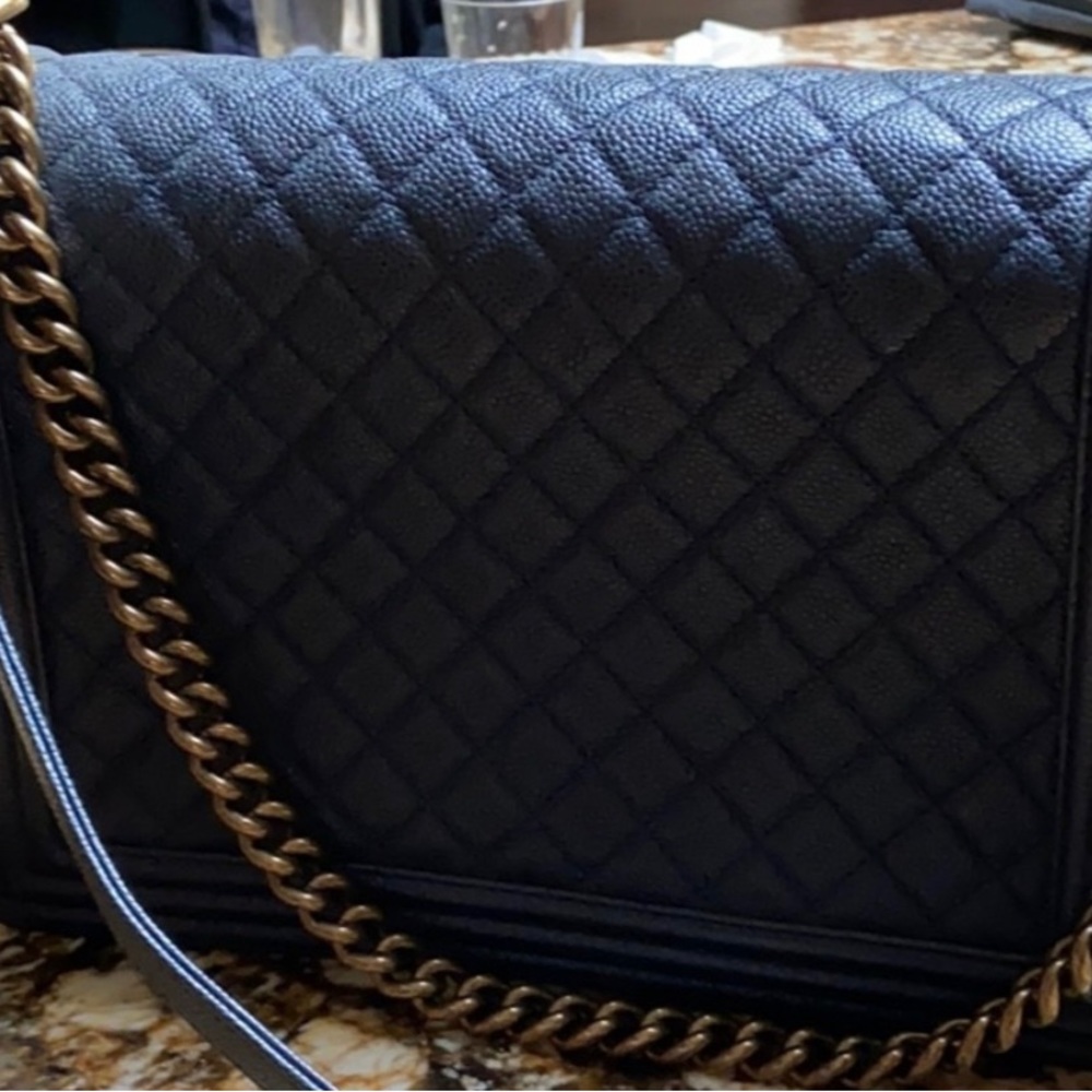 Chanel Le Boy Quilted Cavalier double stitch bag - Picture 2 of 4